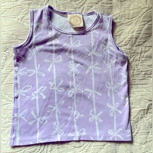 TBBC Tay Tay Tank in Lavender Brazelton Bows, size 6